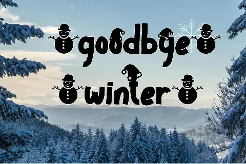 Winter Style font