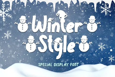 Winter Style font