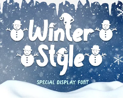 Winter Style font