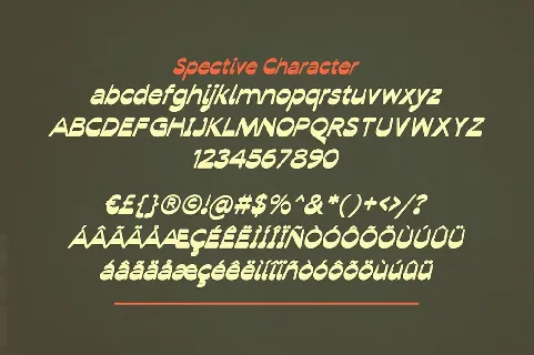 Spective font