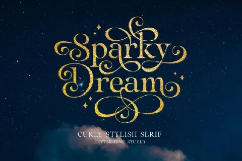 Sparky Dream font