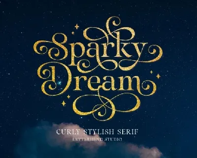 Sparky Dream font