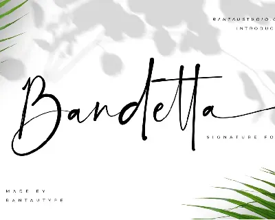 Bandetta font