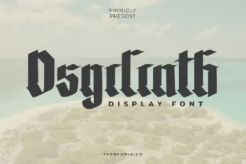 The Osgiliath Display font