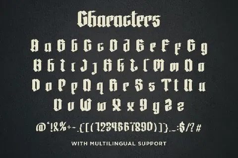 The Osgiliath Display font