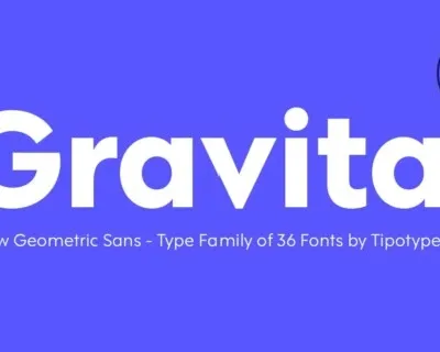 Gravita Family font