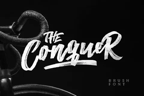 Conquer Brush font