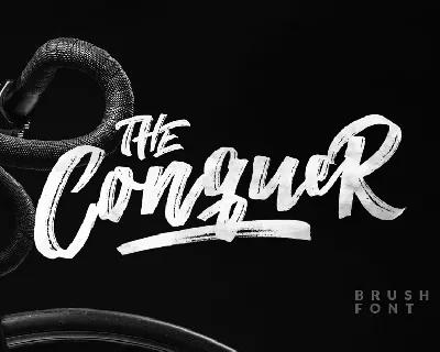 Conquer Brush font