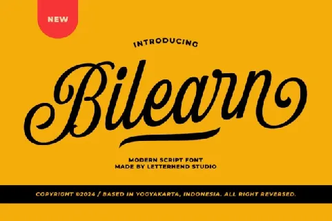 Bilearn font