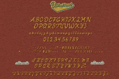 Distressered Vintage font