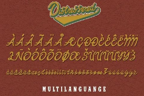 Distressered Vintage font