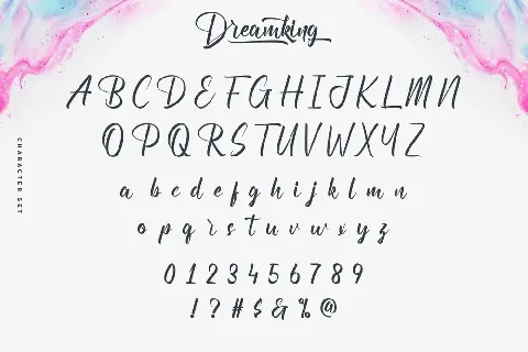 Dreamking Demo font