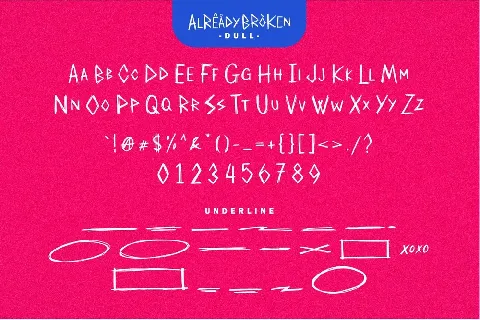 Already Broken Demo font