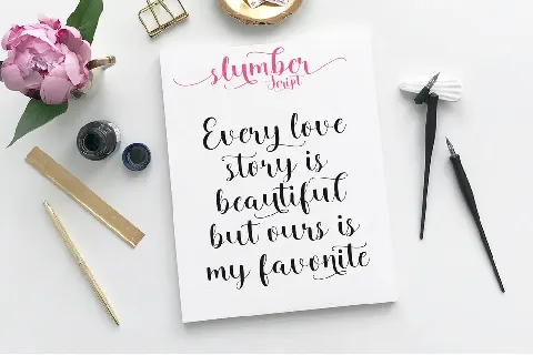 Slumber Script font