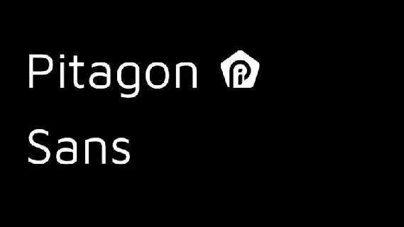 Pitagon Sans Family font