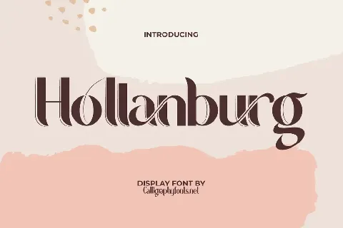 Hollanburg font