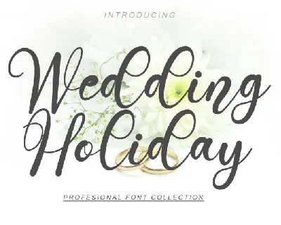 Wedding Holiday font