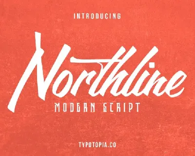 Northline Modern Script font