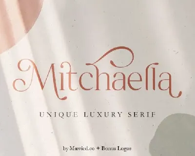 Mitchaella Luxury Serif font