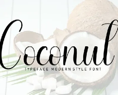 Coconut Script font