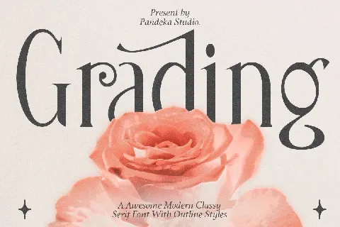 Grading font