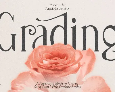 Grading font