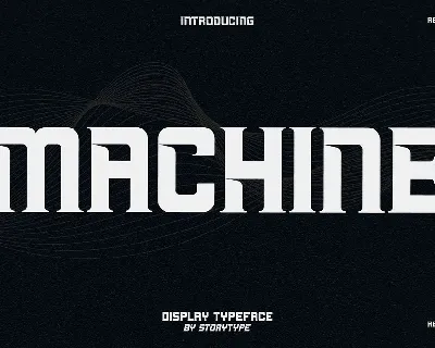 Machine font