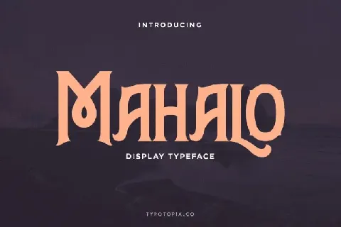 Mahalo Display Typeface font