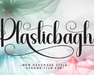 Plasticbagh Script font