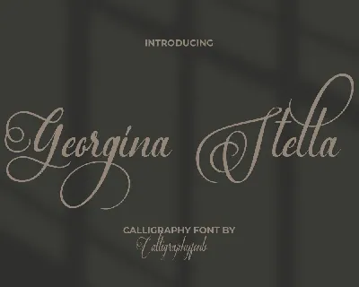 Georgina Stella font