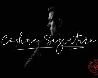 Corline Signature font