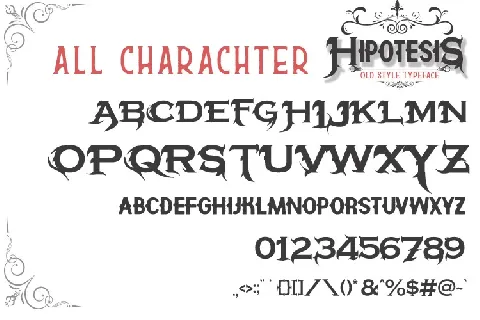 Hipotesis Old Style Typeface font