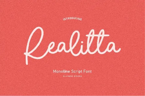 Realitta Demo Version font