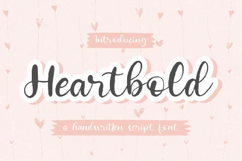 Heartbold font