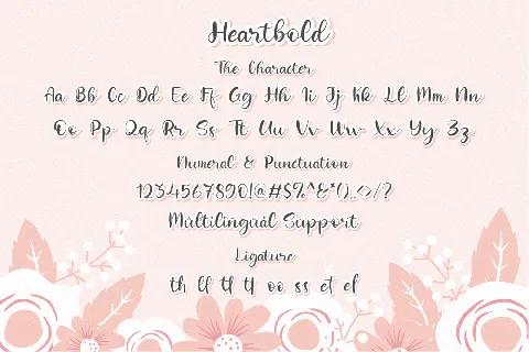 Heartbold font