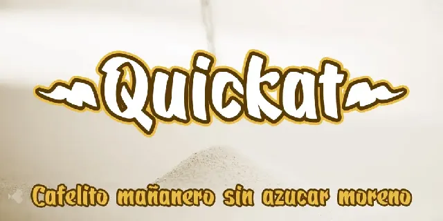 Quickat font