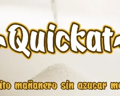 Quickat font