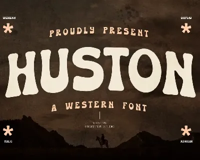 Huston font