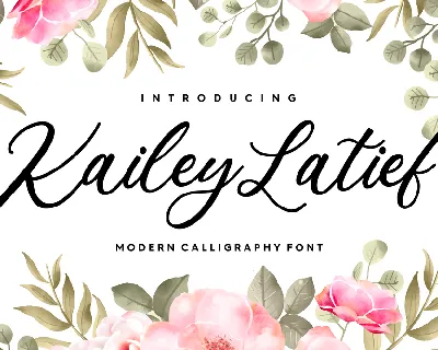 Kailey Latief font
