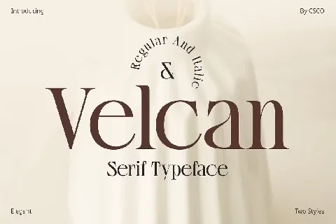 Velcan font