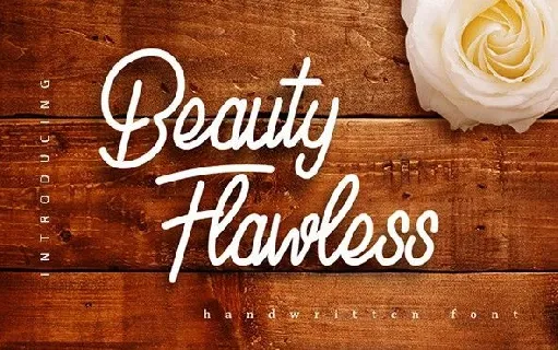 Beauty Flawless font