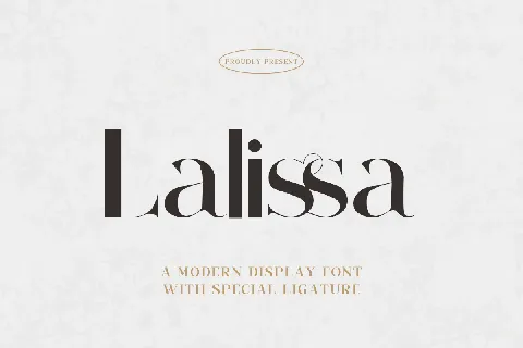 Lalissa font