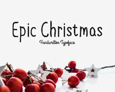 Epic Christmas font