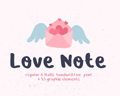 Love Note font