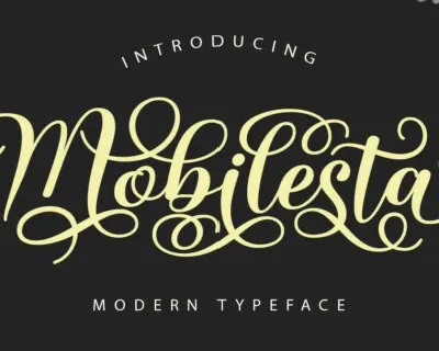 Mobilesta font