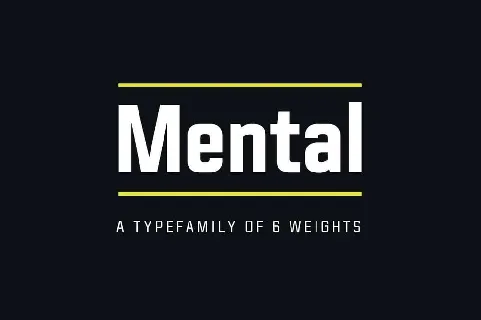 Mental font