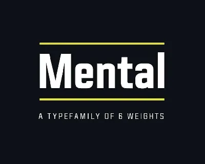 Mental font