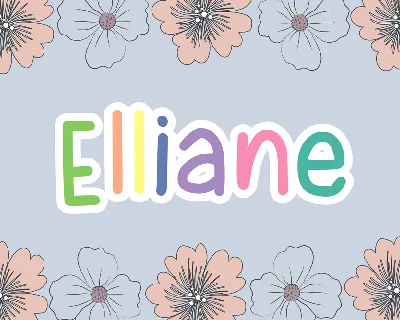 Elliane font