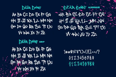 Deardorf Demo font