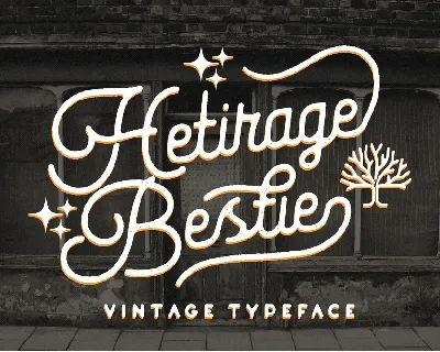 Heritage Bestie font